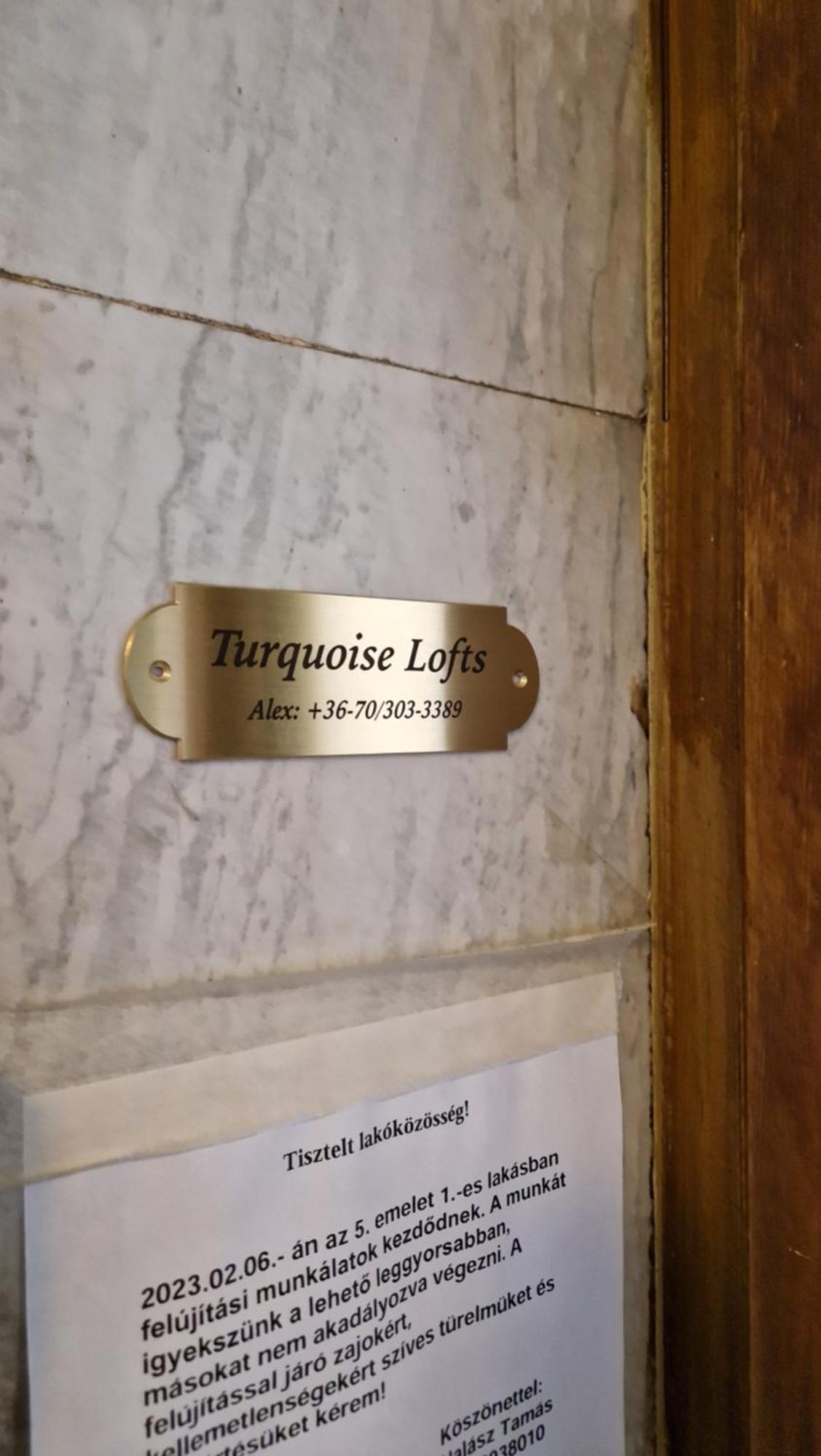Apartament Turquoise Lofts Budapeszt Zewnętrze zdjęcie